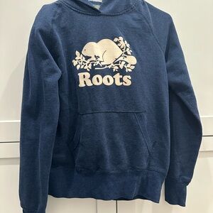 Roots Green and Blue Label Hoodie